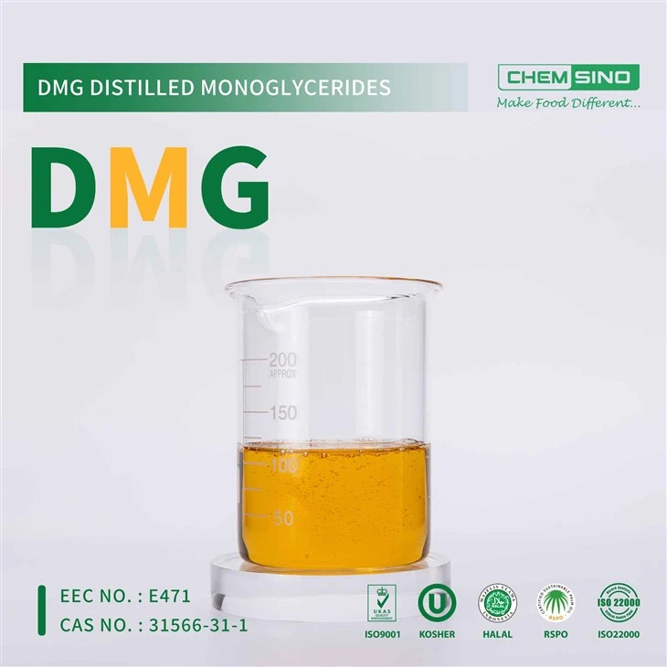Voedingsindustrie Gedestilleerde monoglyceriden (DMG) Vloeistof CAS-nr. 26545-74-4