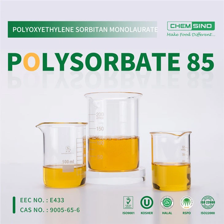 Hoe polysorbaat 85 de stabiliteit van vloeibare producten verbetert CAS NR.9005-70-3