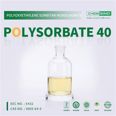 De magie van polysorbaten Vloeibaar polysorbaat 40: het geheim van betere emulgering ontsluiten CAS-NR.9005-66-7