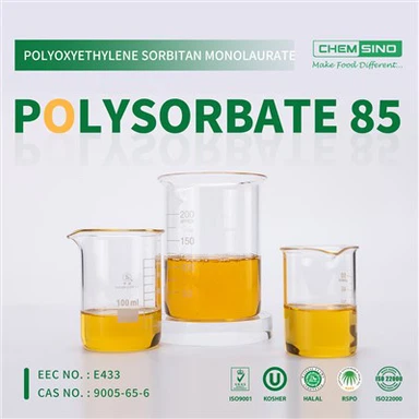 Verlenging van de houdbaarheid van vloeibare voedingssupplementen met polysorbaat 85 CAS NR.9005-70-3