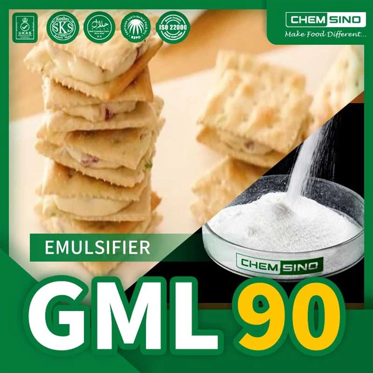 Glycerol Mono Lauraat (GML) 90 procent poeder E471