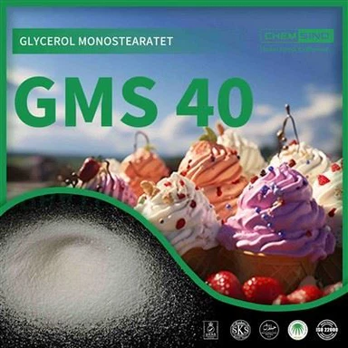 Beste aanbieding Glycerolmonostearaat GMS 40 Poeder CAS-nr.31566-31-1